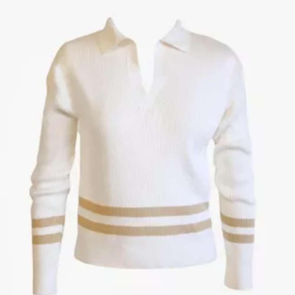 NWT ABLE Women's Jenna Polo Sweater Sz 1X